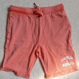 Franklin & Marshall Vibrant Coral Athletic Shorts